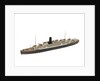 Waterline model; Miniature model by Reginald Carpenter