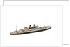 Waterline model; Miniature model by Reginald Carpenter