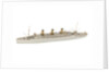 A waterline model of a passenger vessel by Reginald Carpenter