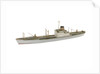 A waterline model of a cargo vessel by Reginald Carpenter