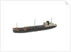 Waterline model; Miniature model by Reginald Carpenter