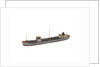 Waterline model; Miniature model by Reginald Carpenter