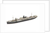 Waterline model; Miniature model by Reginald Carpenter