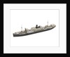 Waterline model; Miniature model by Reginald Carpenter
