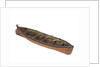 Full hull model; Plank-on-frame by unknown