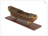 Model of the 'Rose' (1706), warship, sixth rate, sloop, 20 guns by unknown