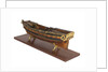 Model of the 'Rose' (1706), warship, sixth rate, sloop, 20 guns by Unknown