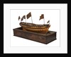 Model of the 'Mermaid' (1784), warship, frigate, 32 guns by George Stockwell
