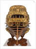A fourth rate warship (1703), 50 guns by unknown