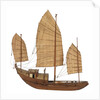 A model of a cargo vessel; Junk, Upper Yangtze by unknown