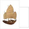 A model of a cargo vessel; Junk, Upper Yangtze by unknown