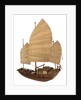 A model of a cargo vessel; Junk, Upper Yangtze by unknown
