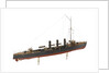Warship and dispatch vessel 'Mogami' (1908) by unknown