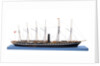 Ship model of the passenger/cargo vessel SS 'Great Britain' (1843) by Bassett-Lowke Ltd