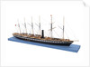 Ship model of the passenger/cargo vessel SS 'Great Britain' (1843) by Bassett-Lowke Ltd