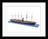 Ship model of the passenger/cargo vessel SS 'Great Britain' (1843) by Bassett-Lowke Ltd