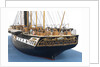Ship model of the passenger/cargo vessel SS 'Great Britain' (1843) by Bassett-Lowke Ltd