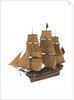 Model of a warship (1805), Frigate, 38 guns by unknown