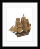 Model of a warship (1805), Frigate, 38 guns by unknown