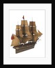 Model of a warship (1805), Frigate, 38 guns by Unknown