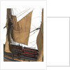 Model of a warship (1805), Frigate, 38 guns by unknown