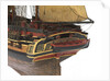 Model of a warship (1805), Frigate, 38 guns by unknown