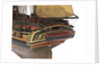Model of a warship (1805), Frigate, 38 guns by unknown