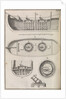 Bomb vessel plans, plate from 'Memoires d'Artillerie' by Pierre Surirey de Saint Remy by unknown
