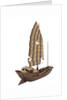 A model of a cargo vessel; River Junk, China by unknown