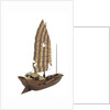 A model of a cargo vessel; River Junk, China by unknown