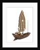 A model of a cargo vessel; River Junk, China by unknown