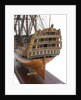 Model of First rate 100-gun warship 'Victory' (1737) by unknown