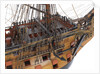 Model of First rate 100-gun warship 'Victory' (1737) by unknown