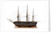 A full hull and rigged model of the warship and 36-gun frigate 'Phoebe' (1795) by unknown
