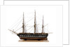 A full hull and rigged model of the warship and 36-gun frigate 'Phoebe' (1795) by unknown