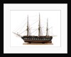 A full hull and rigged model of the warship and 36-gun frigate 'Phoebe' (1795) by unknown