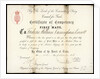 Certificate of Competency for First mate, Frederick William Cunningham Everett by unknown