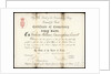 Certificate of Competency for First mate, Frederick William Cunningham Everett by unknown