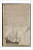 Plate from Edward Barlow's journal of his life at sea in king's ships, East & West Indiamen & other merchantmen from 1659 to 1703. by Edward Barlow