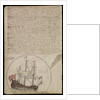 Plate from Edward Barlow's journal of his life at sea in king's ships, East & West Indiamen & other merchantmen from 1659 to 1703. by Edward Barlow