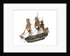 'Indomptable'; warship; 80 guns by William Haines