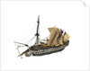 Warship; 80 guns by William Haines