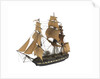'Hermione'; warship; frigate by William Haines