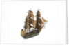 'Hermione'; warship; frigate by William Haines