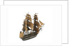 'Hermione'; warship; frigate by William Haines