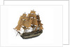 'Thunderer'; warship; 74 guns by William Haines