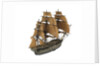 'Thunderer'; warship; 74 guns by William Haines