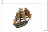 'Thunderer'; warship; 74 guns by William Haines
