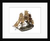 Warship; 74 guns; 3rd rate by William Haines