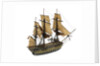 'San Ildefonso'; warship; 74 guns by William Haines